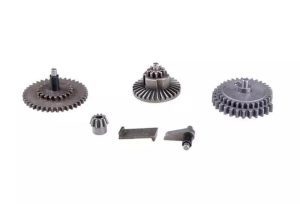 SHS V2/3 steel gearbox set + piston tooth + anti reversal + D pinion