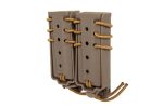 Wosport Carrier for 2x 9mm magazines Urban Assault Long Quick Pull Tan