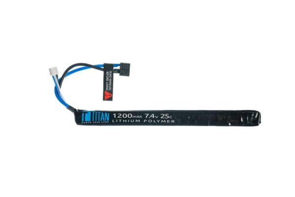 Titan 1200mAh/7.4V 25C AK stick T-plug (Dean) LiPO baterija