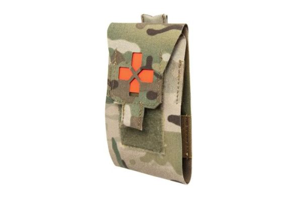 Wosport IFAK portable ripped first aid pouch Multicam