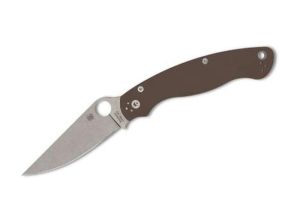 Spyderco Military 2 Brown G10 CPM-15V Sprint Run preklopni nož