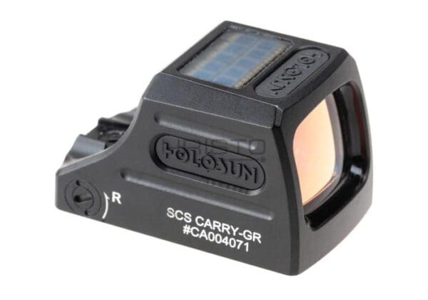 Holosun SCS Solar Circle Dot Sight RMSc Footprint Black