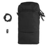 WoSport univerzalni vertikalni džep 3x6 – Laser Cut, crni