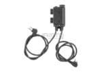 Earmor M56 Dual Comm Tactical PTT for 2x Motorola Two Pin Black