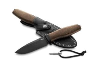 LionSteel ACHA Micarta Green PVD fiksni nož