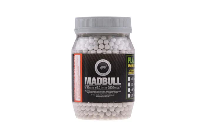 Madbull 0.36g/2000kom airsoft kuglice BIJELE Madbull 0.36g/2000kom airsoft kuglice BIJELE