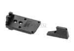 Action Army AAP01 Steel RMR Adapter & Front Sight Set BK
