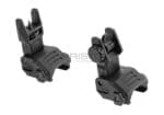 DLG Tactical High Profile Folding Sights Set Black