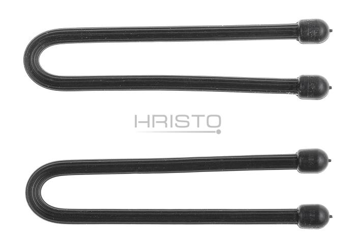 Nite Ize Gear Tie Reusable Rubber Twist Tie 6" 2pcs Black Nite Ize Gear Tie Reusable Rubber Twist Tie 6" 2pcs Black