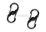 Nite Ize S-Biner Stainless Steel MicroLock 2pcs Black
