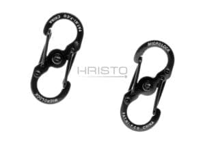 Nite Ize S-Biner Stainless Steel MicroLock 2pcs Black