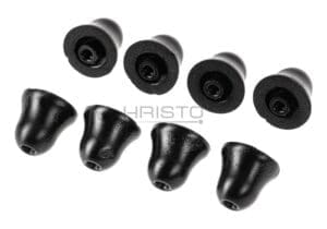 Earmor Replacement Tapered Foam Earplugs For M20T Pro / M200T / P20 / P21 Size L Black