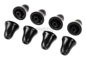 Earmor Replacement Tapered Foam Earplugs For M20T Pro / M200T / P20 / P21 Size S Black