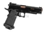 Golden Eagle 3398 Hi-Capa Tactical Ported Slide Full Metal GBB Black