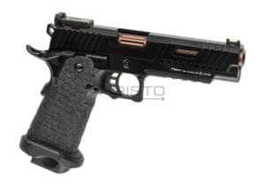 Golden Eagle 3398 Hi-Capa Tactical Ported Slide Full Metal GBB Black