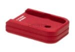 Leapers +0 Base Pad for Glock Large Frame Red
