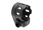 Strike Industries Tribus Enhanced Castle Nut with Extended End Plate V2 Black