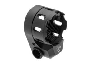 Strike Industries Tribus Enhanced Castle Nut with Extended End Plate V2 Black