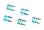 Nimrod Mini Type Fuse 15A 5pcs Blue