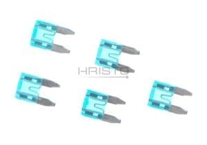 Nimrod Mini Type Fuse 15A 5pcs Blue