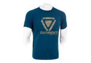 Outrider OT Scratched Logo Tee Blue