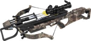 Excalibur Micro Suppressor Extreme Strata camo Tact 100 scope samostrel