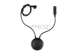 Earmor M55 Tactical PTT Motorola Two Pin Black
