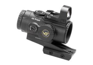 Vector Optics Paragon 4x24 Prism Scope Kit with Frenxy 1x17x24 RDS and Riser Mount Black