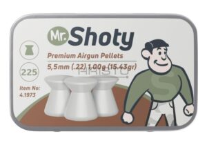 Walther Mr. Shoty Flathead 5.5 mm Pellets 1g 225rds