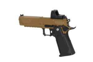 Arcturus Vanguard 5" Hi-Capa GBB Optics Ready ARS-1 red dot Half-Tan airsoft pištolj