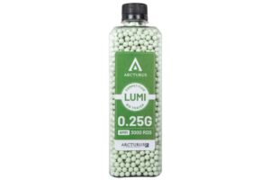 Arcturus RS® LUMI BIO TRACER Match Grade 0.25g BBs 3000 airsoft kuglice